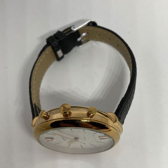 Fossil FTW5021 Women's Black Leather Analog Silver Dial Quartz Wrist Watch WO583 - Picture 8 of 12